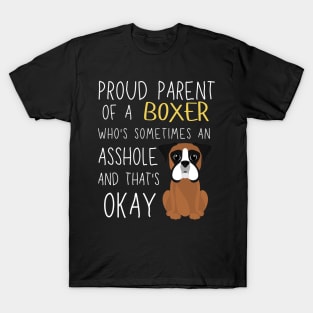 Proud Parents of Boxer Pet Lover T-Shirt